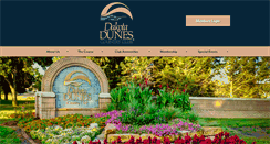 Desktop Screenshot of dakotadunescountryclub.com